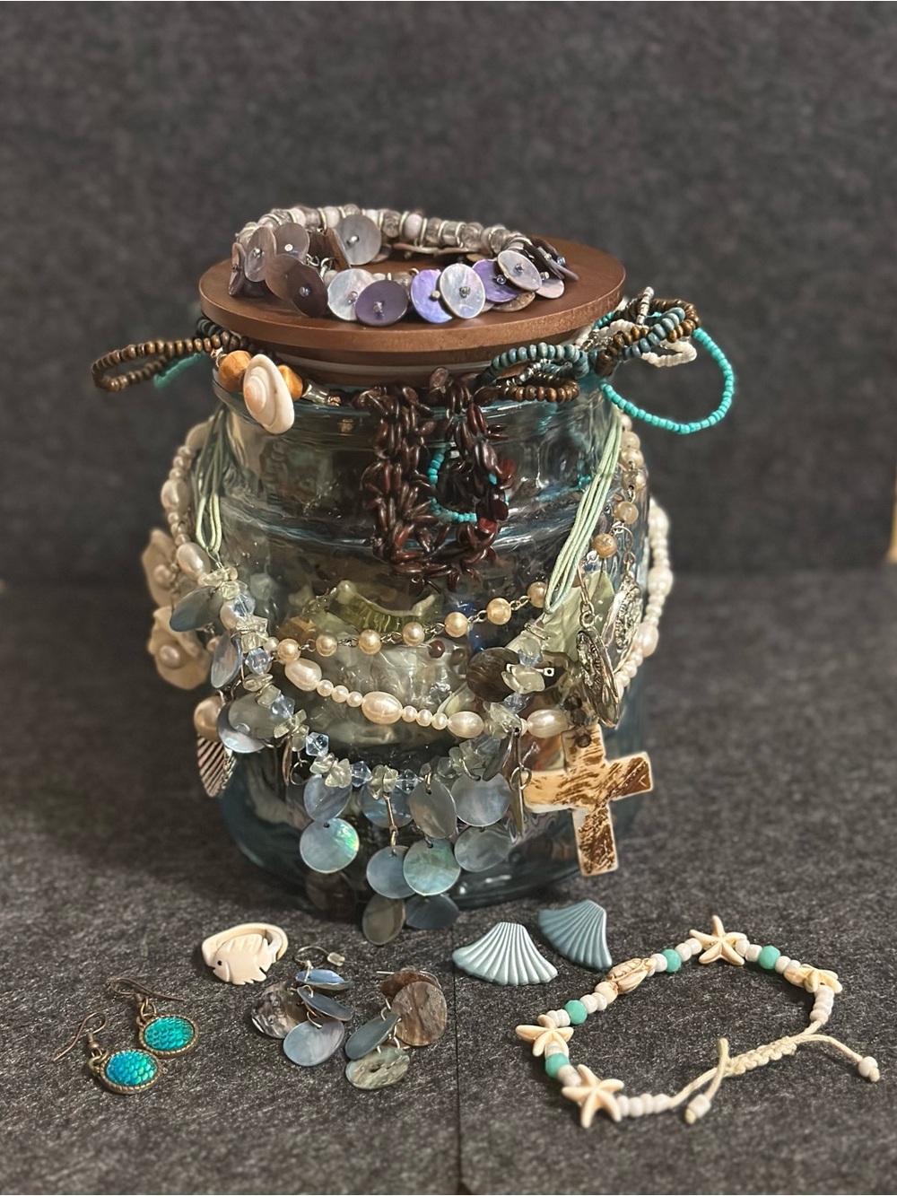 Coastal/Beach Theme Mystery Jewelry Jar